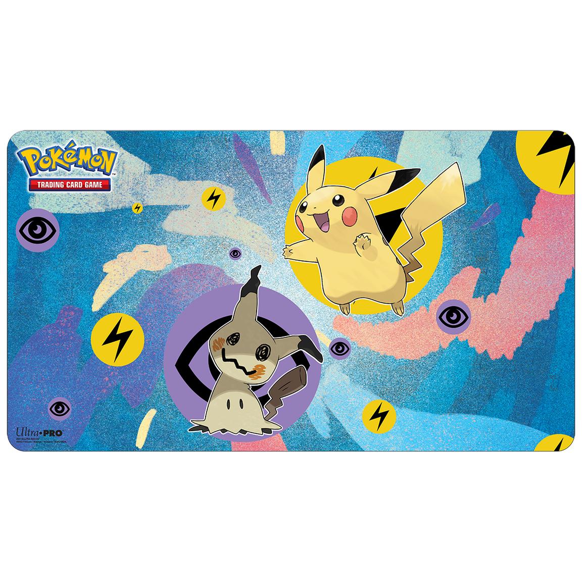 Pikachu and Mimikyu Trading Card Game Playmat